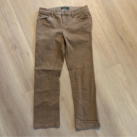 Ralph Lauren Beige Jeans Modern Straight - Picture 1 of 9